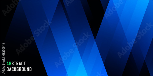 Blue geometric technological background. Template brochure, business card and layout design