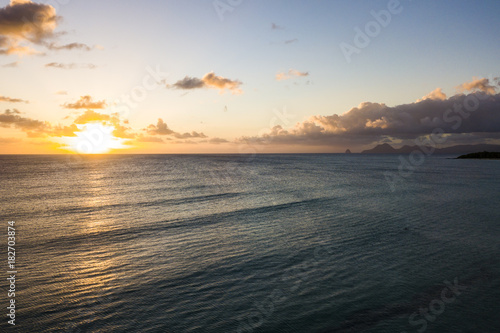 Karibischer Sonnenuntergang
