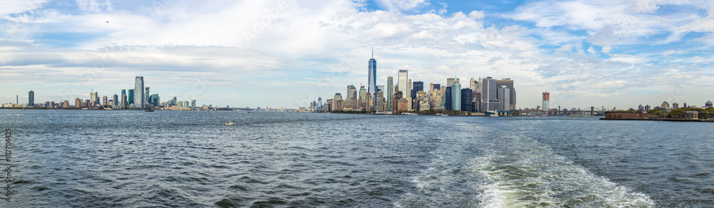 skyline of new york