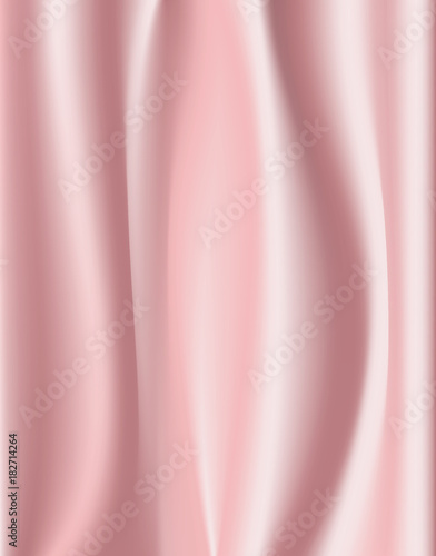 Colorful silk pink background. Vector Illustration.