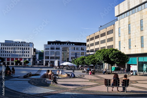 Obraz na płótnie Essen, Stadtzentrum w salonie