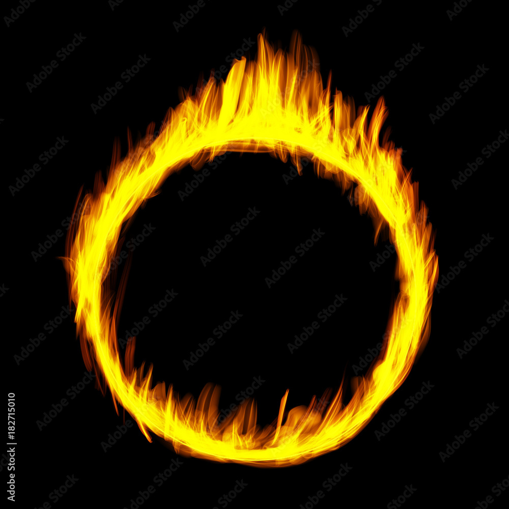 Circle draw the fire Circle draw the fire