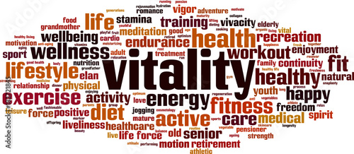 Vitality word cloud