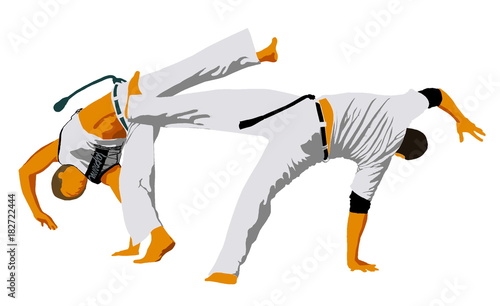 Capoeiristes (illustration) photo