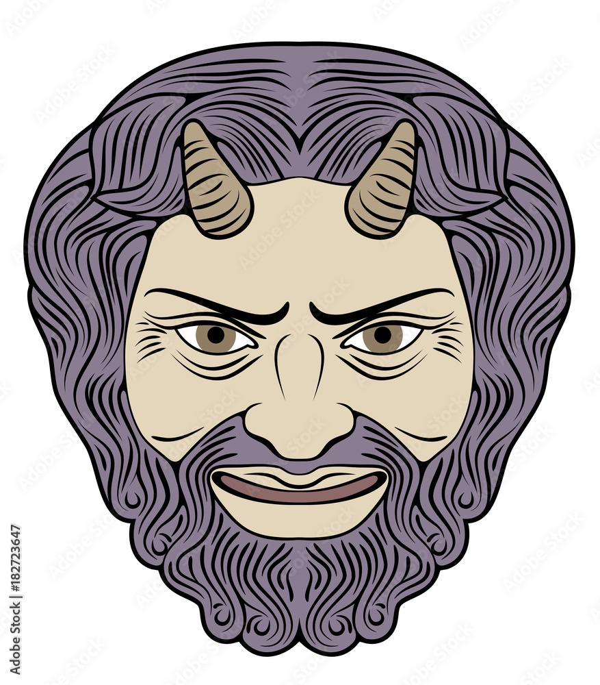 Portrait of the god Pan (Faun) Portrait of the god Pan (Faun)