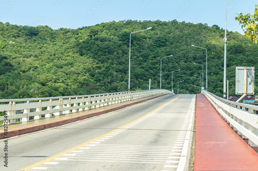 The bridge at Pak Nam viewpoint, Chanthaburi, Thailand