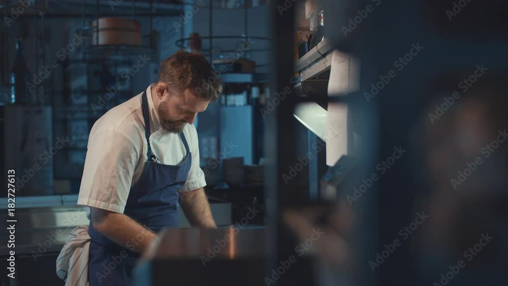 Young chef in the kitchen