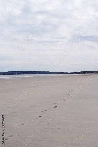 Footprints in Sand, Plymouth Massachusetts 2017