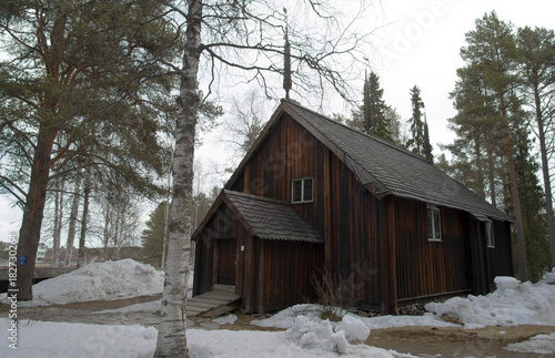 Ancienne église de Sodankylä, Laponie, Finlande © Jorge Alves