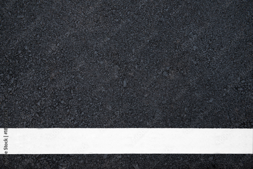 Fototapeta premium Asphalt road with marking line