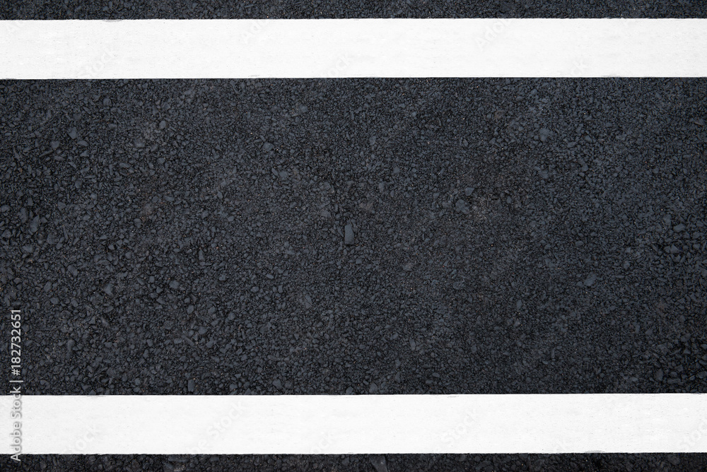 Fototapeta premium Asphalt road with marking line
