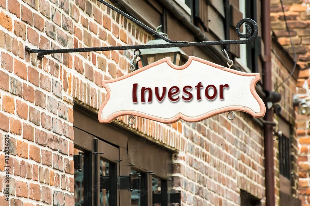 Obraz premium Schild 275 - Investor