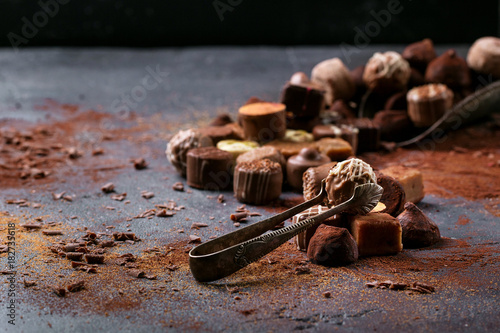Chocolate truffle candys