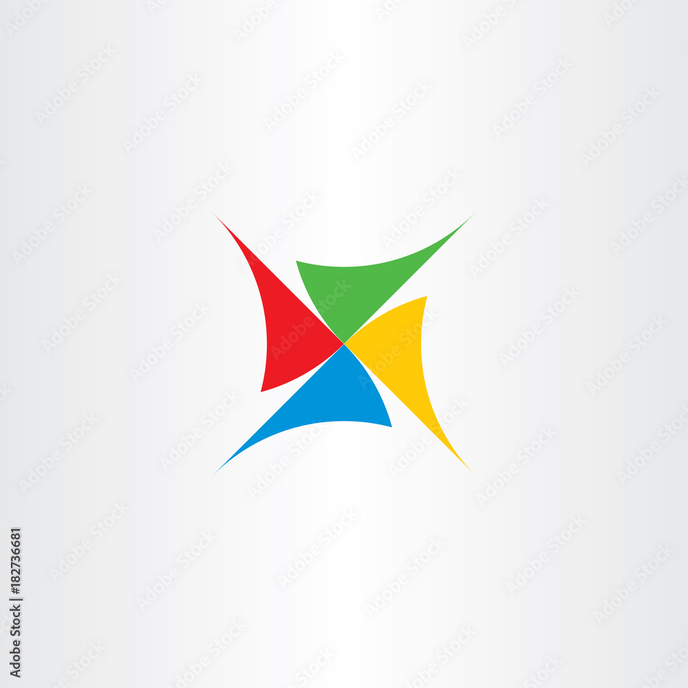 fan turbine logo icon symbol