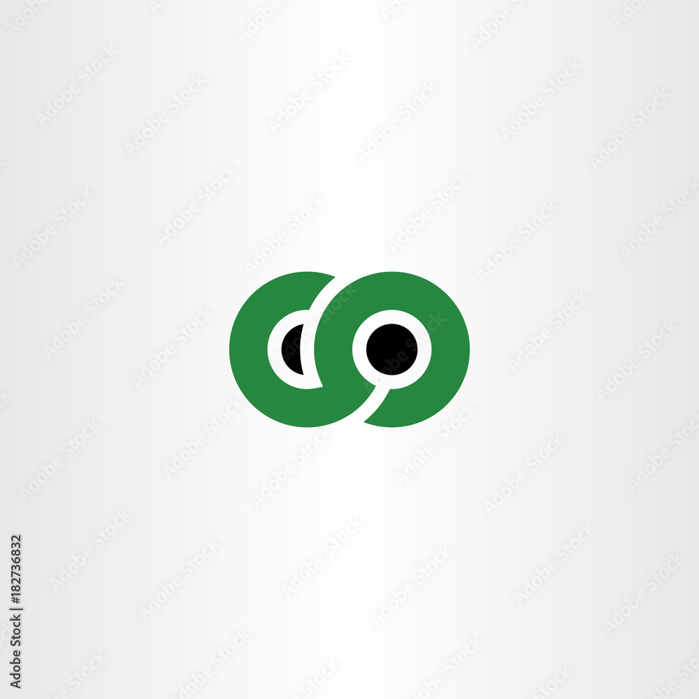 letter c o logo co icon vector symbol element letter c o logo co icon vector symbol element