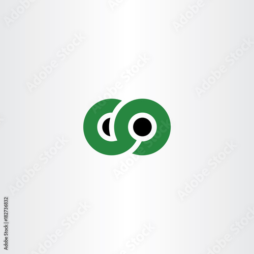 letter c o logo co icon vector symbol element