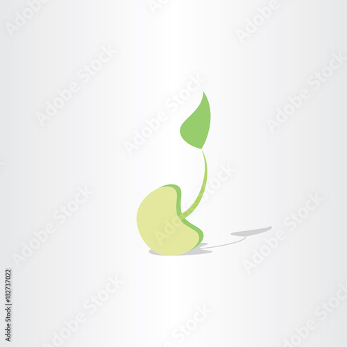 seed growth icon vector design