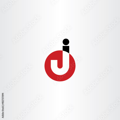 vector logo letter j symbol