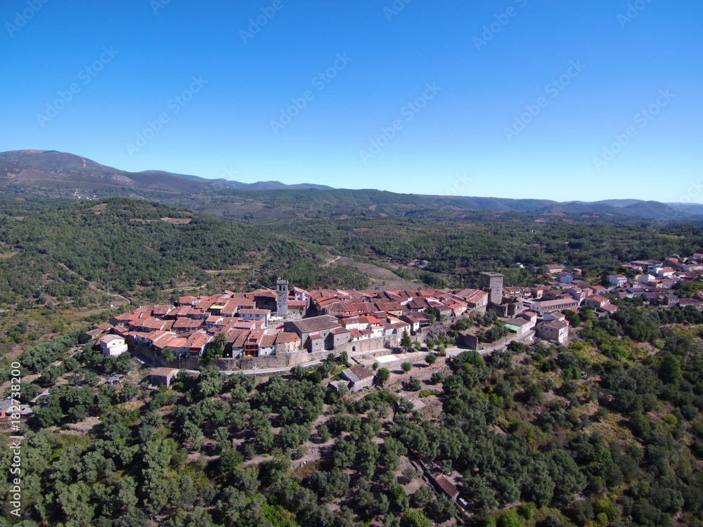 Miranda del Castañar, pueblo de Salamanca, en la comunidad autónoma de Castilla y León. Se integra dentro de la comarca de la Sierra de Francia