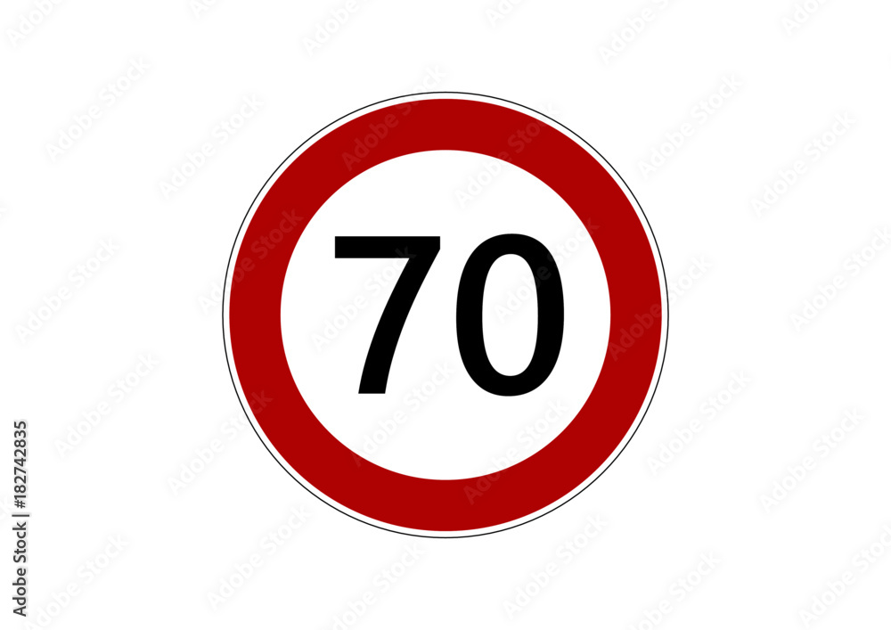 Verkehrszeichen Tempolimit Fahrschule Verkehrszeichen Tempolimit Fahrschule