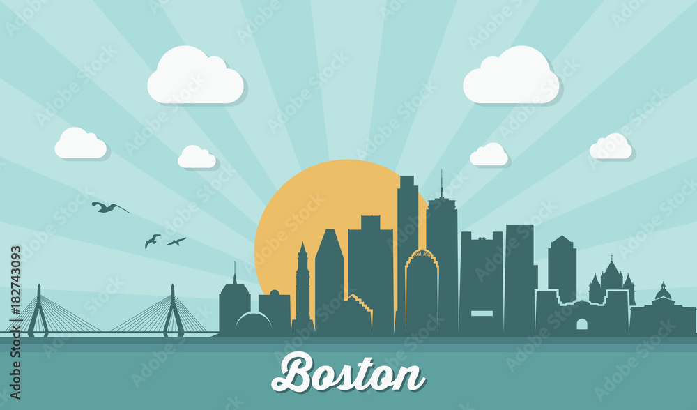 Boston skyline - Massachusetts