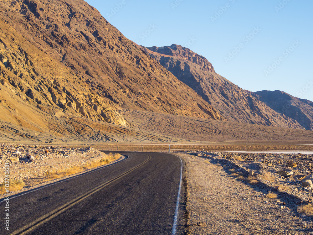 Death Valley National Park - desert road Death Valley National Park - desert road