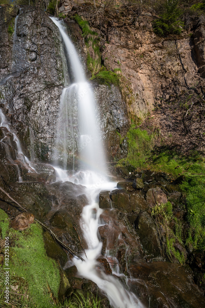 Fototapeta premium Tiefenbach Wasserfall im Erzgebirge