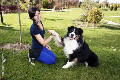 Billede på lærred Professional Dog Handler