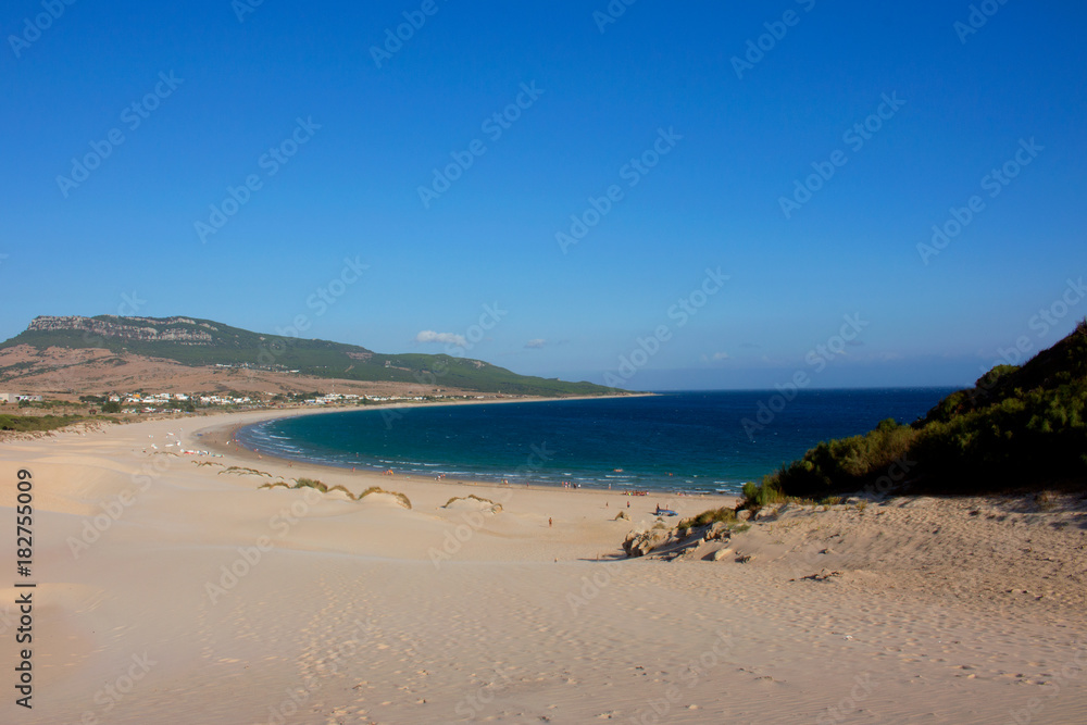 Beach. Summer beach view. Beach Bologna, Tarifa, Spain. Picture taken – 2 september 2017. Beach. Summer beach view. Beach Bologna, Tarifa, Spain. Picture taken – 2 september 2017.