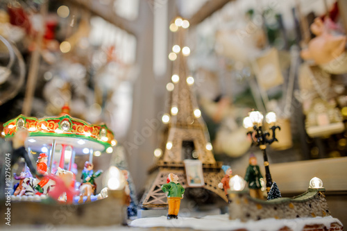 Christmas decoration toy composition in French style