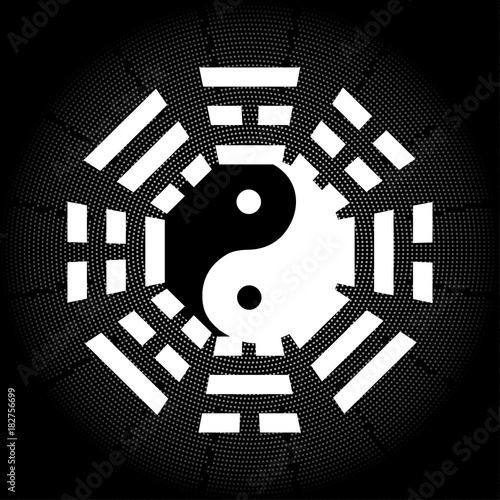 Tai chi and bagua symbol.