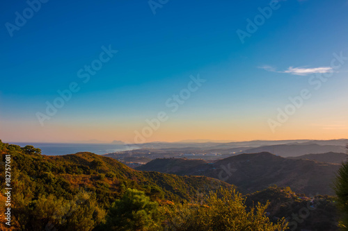 Mountain. Sunny landscape. Costa del Sol, Andalusia, Spain. © Ekaterina