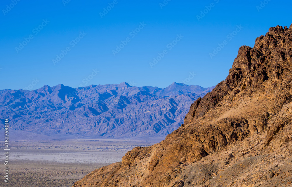 Amazing Death Valley National Park in California on a sunny day