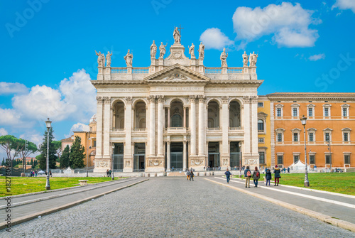 Basilica of Saint John Lateran in Rome  Italy.