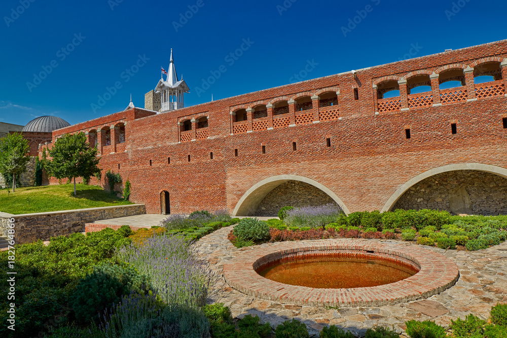 Fototapeta premium AKHALTSIKHE, GEORGIA - 08 AUGUST 2017: Famous Rabati Castle Complex