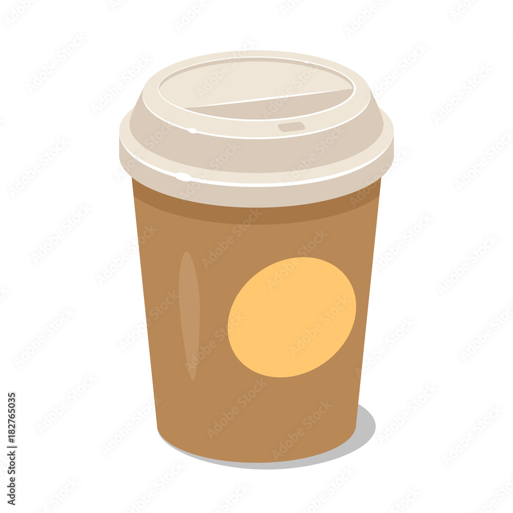 Coffee paper cup. Vector clipart Coffee paper cup. Vector clipart