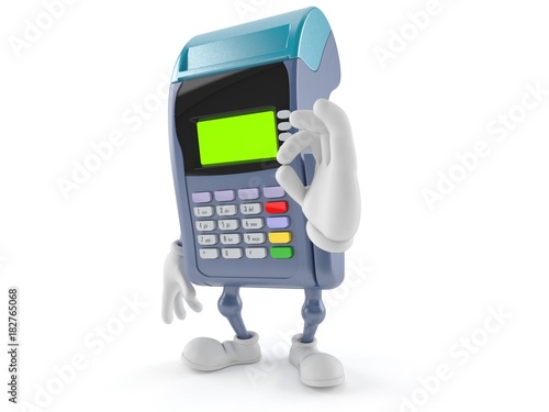 Credit card reader character