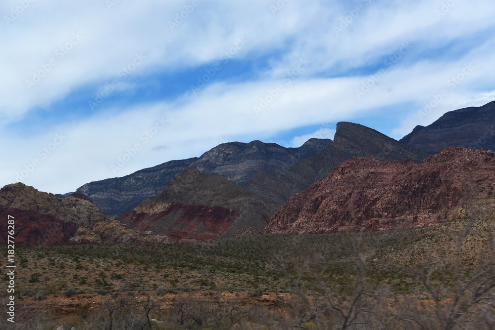 Red Rock Canyon Conservation Area landscape, Nevada USA
