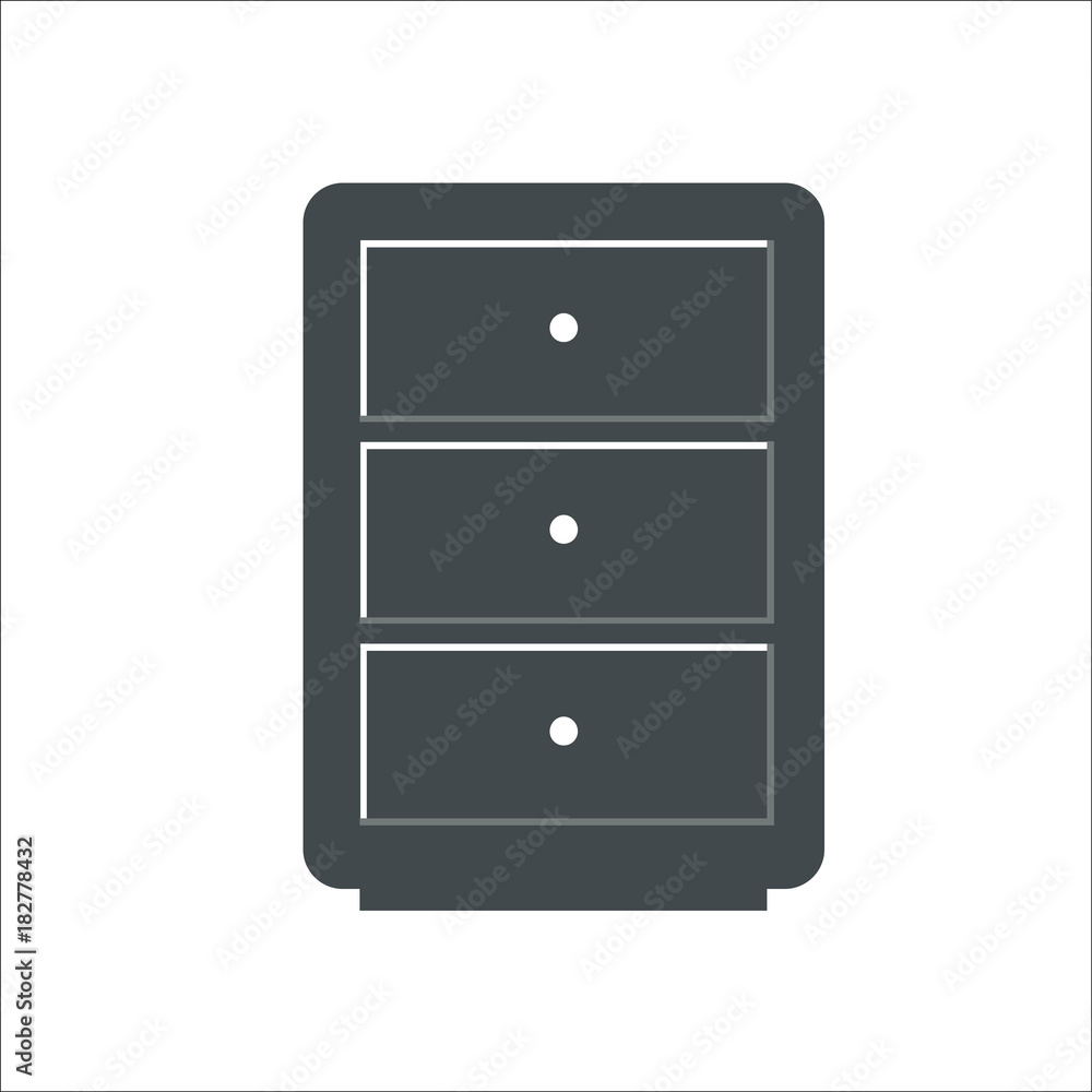 Cupboard icon. Vector illustration Cupboard icon. Vector illustration