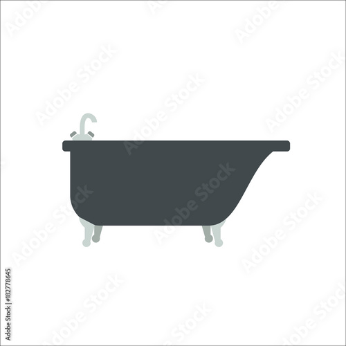 Bathtub icon. Vector illustration