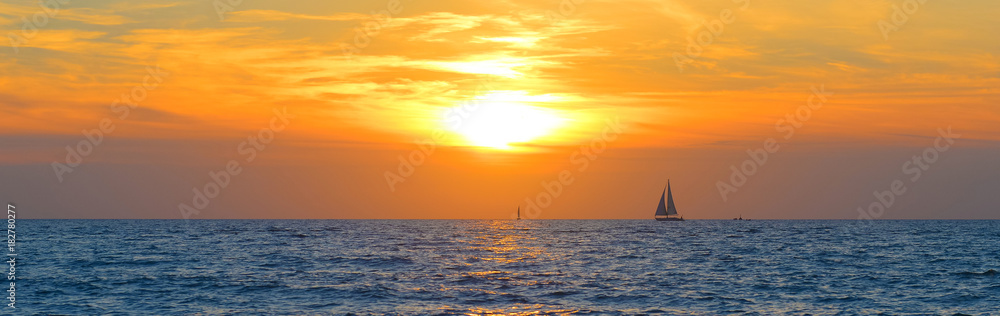 Sunset sea Sunset sea