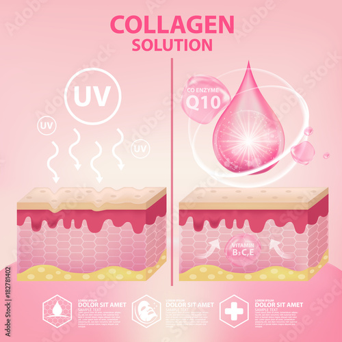 Collagen Serum Skin Care Cosmetic