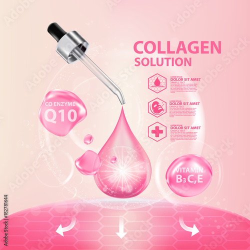 Collagen Serum Skin Care Cosmetic