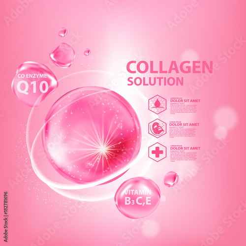 Collagen Serum Skin Care Cosmetic