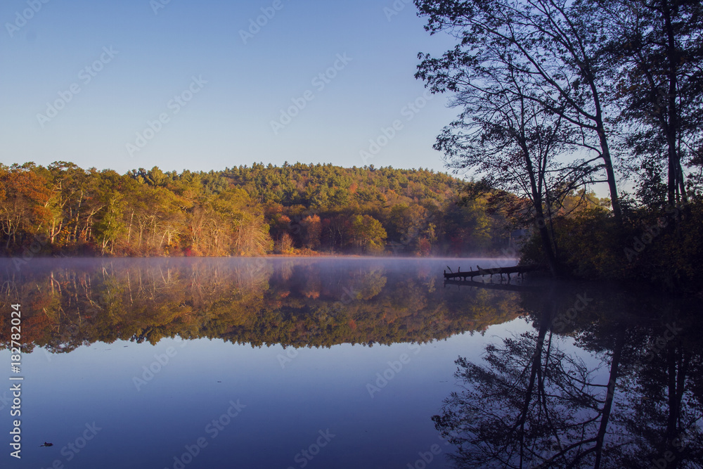 Autumn Reflections, Houghton's Pond, Milton MA