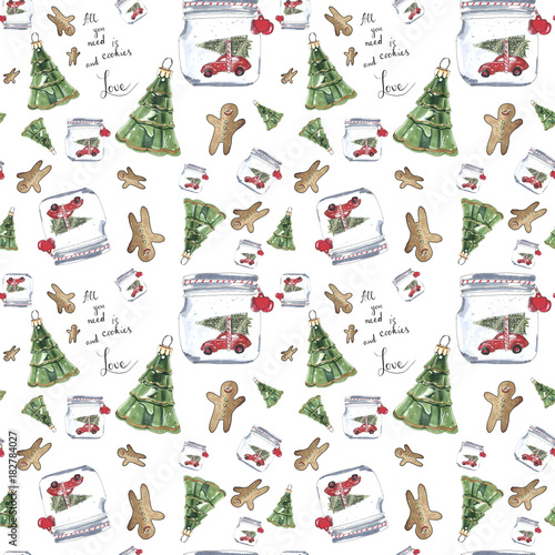 christmas seamless pattern
