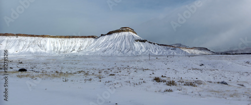 Mount Garfield, Grand Junction Colorado winter Panorama.