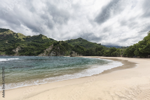 One of two beaches that make the up the Koka Beach area in Paga, East Nusa Tenggara, Indonesia.