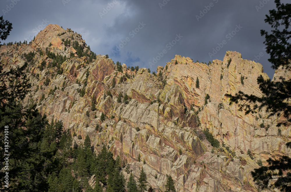 Canyon cliff wall 