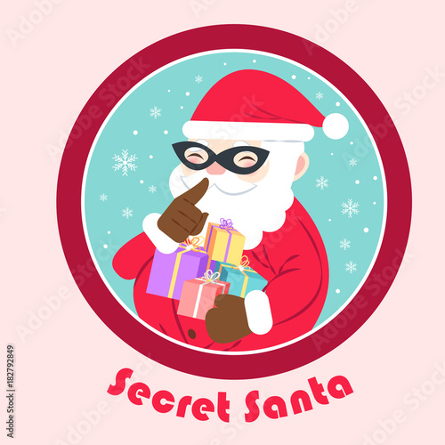 cartoon secret santa